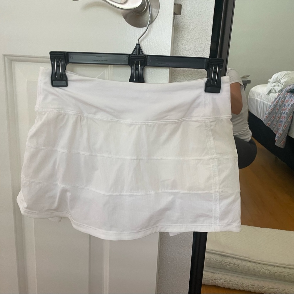 Lululemon White Tennis Skirt